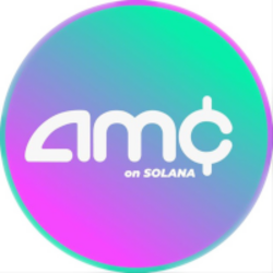 AMC Entertainment (AMCUSDT) cryptocurrency logo and technical analysis signal