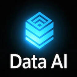 Data Ai (DATAUSDT) cryptocurrency logo and technical analysis signal