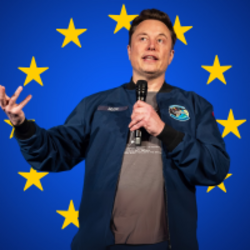 Make Europe Great Again (MEGAUSDT) cryptocurrency logo and technical analysis signal