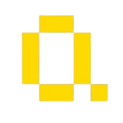 Q (QUSDT) cryptocurrency logo and technical analysis signal