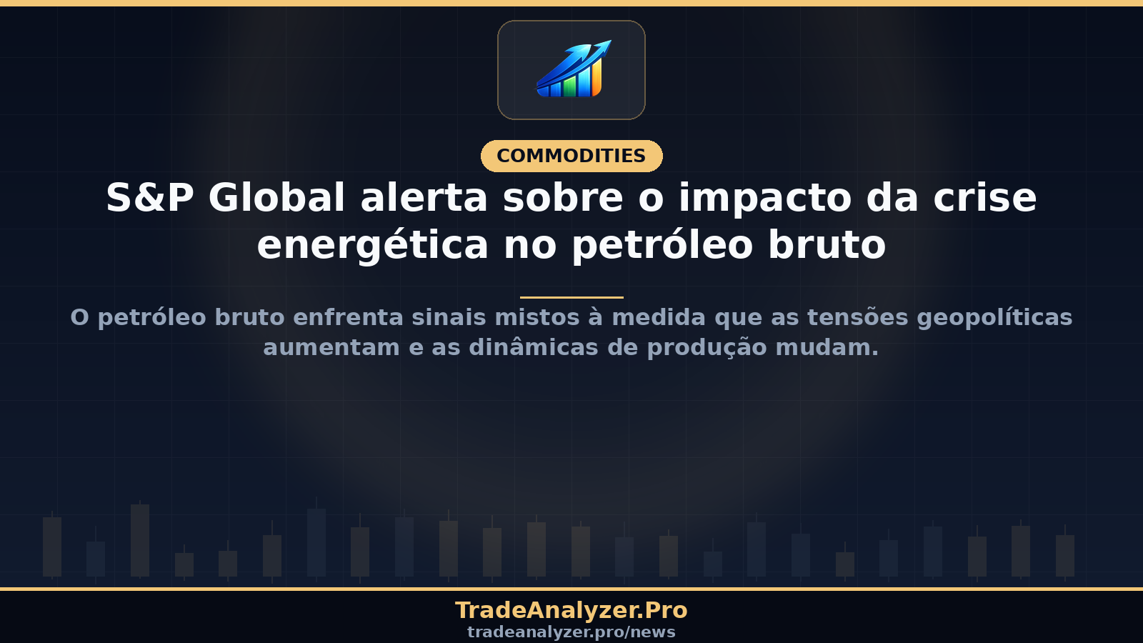 S&P Global alerta sobre o impacto da crise energética no petróleo bruto