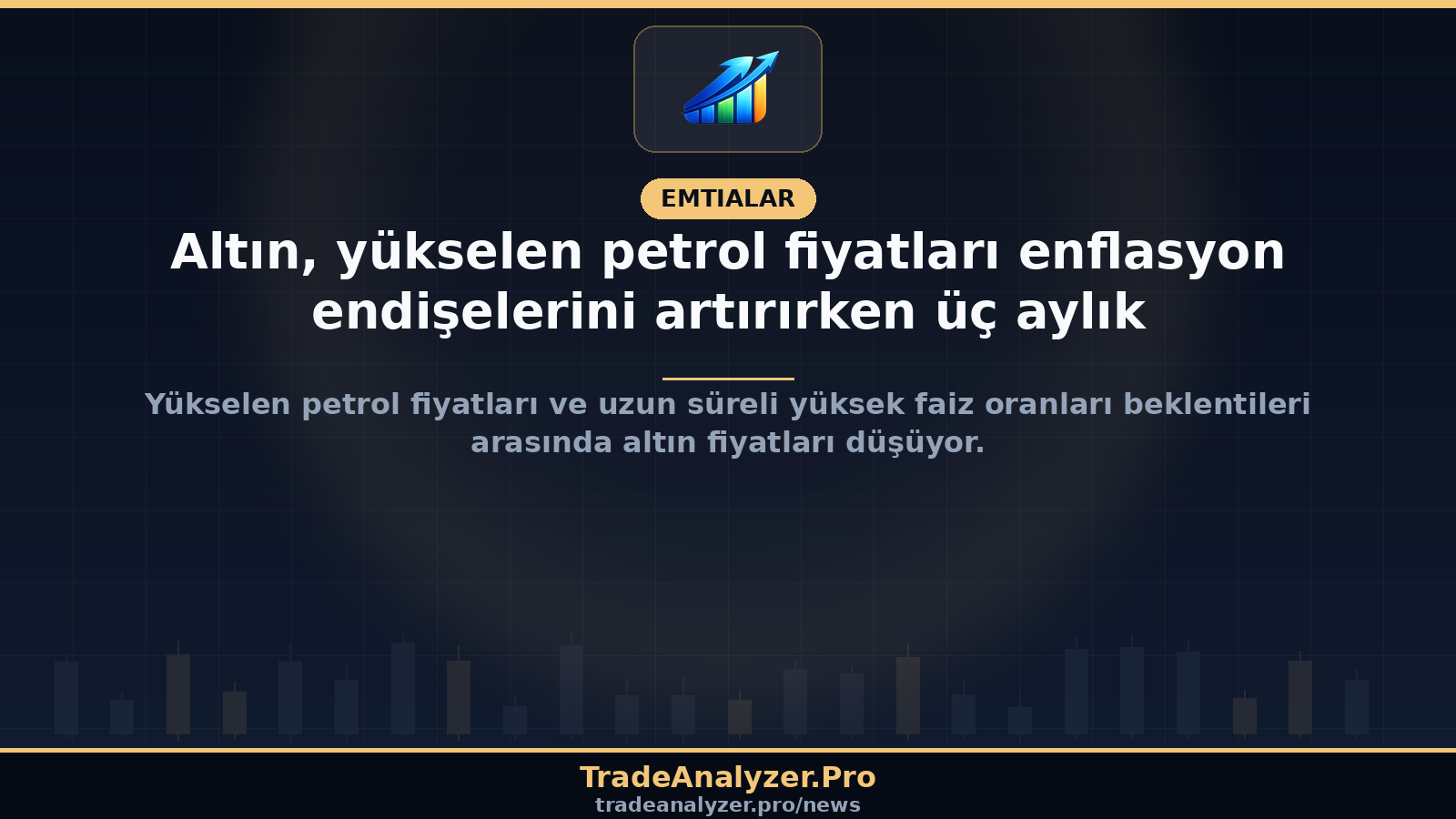 Altın, yükselen petrol fiyatları enflasyon endişelerini artırırken üç aylık